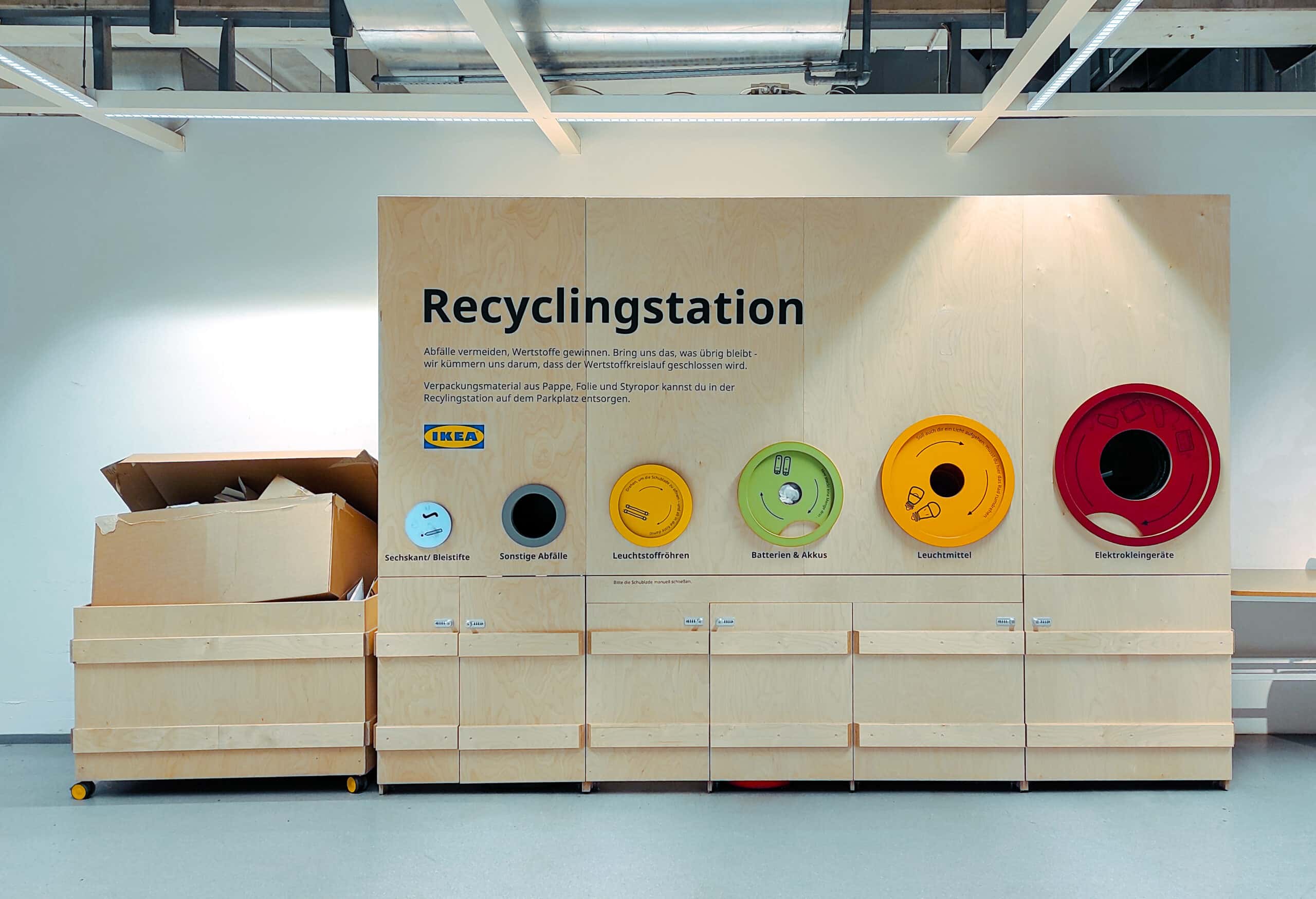 IKEA Recycling station